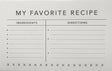2" My Favorite Recipe Customizable Ornament