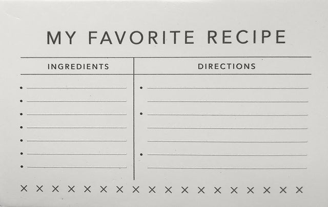 2" My Favorite Recipe Customizable Ornament