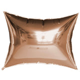 Foil Balloon Rectangular Pillow Panel Rose Gold