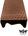 Rectangular Tablecloth Roses Jacquard Satin Fabric - Rose Pattern, 60" X 72" (1 Piece)