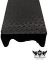 Rectangular Tablecloth Roses Jacquard Satin Fabric - Rose Pattern, 60" X 72" (1 Piece)