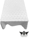 Rectangular Tablecloth Roses Jacquard Satin Fabric - Rose Pattern, 60" X 144" (1 Piece)