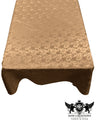 Rectangular Tablecloth Roses Jacquard Satin Fabric - Rose Pattern, 60" X 144" (1 Piece)