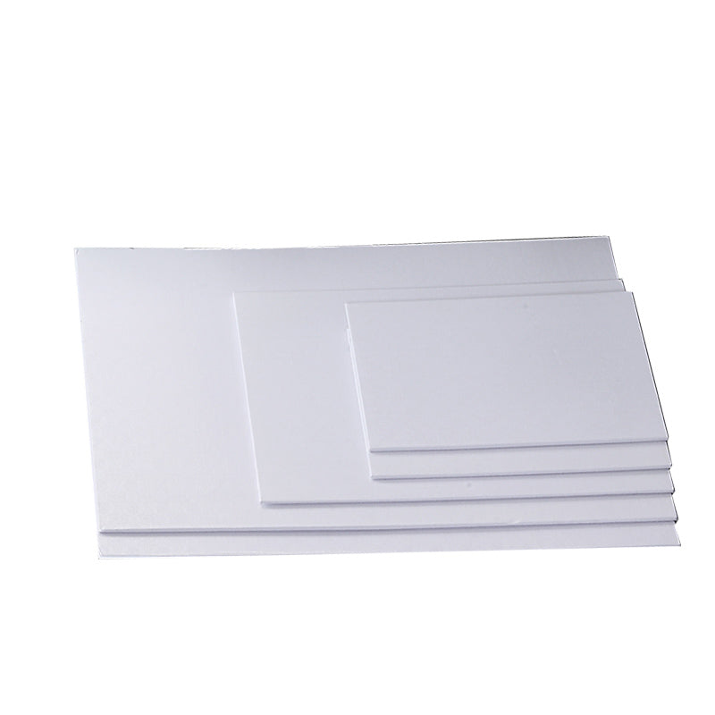 O'Creme Rectangular White Quarter Size Cake Board, 1/4" Thick - Pack of 10