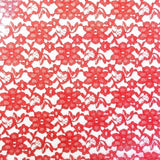 Raschel Lace Polyester Fabric - French Floral Lace, Aqua, 60" Width