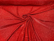 Red Moon Shadow Shimmer Glitter Fabric - Full Glitter Covered, Red, 58/60" Width (1 Yard)