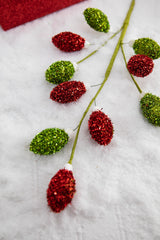 28” Red and Green Lightbulb Stem