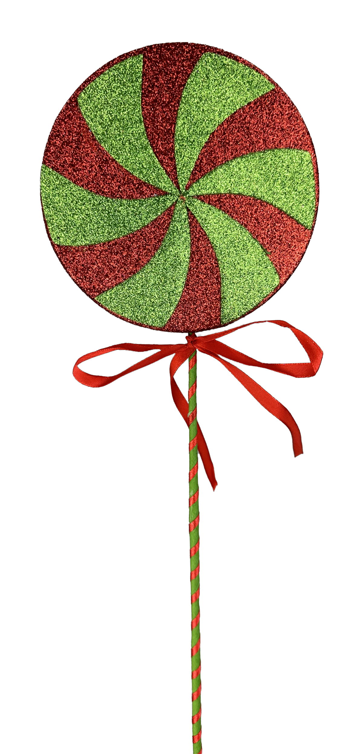 17" Red/Green Lollipop Pick