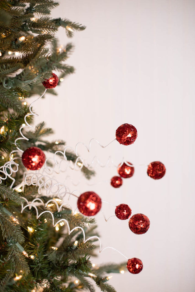 22” Glitter Sequin Ball Spray