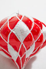 5” Glitter Diamond Onion Ornament