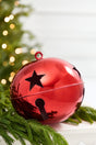 8" Metallic Red Bell Ornament