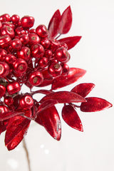 14" Red Berry Bunch Metallic