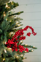 18 Inch Red Dew Berry Spray