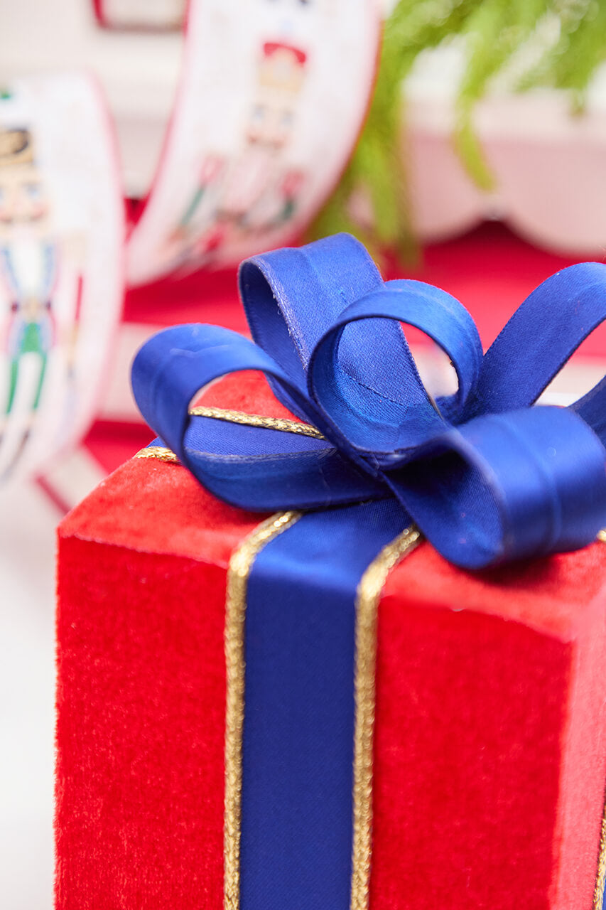 6" Nutcracker Velvet Gift Box