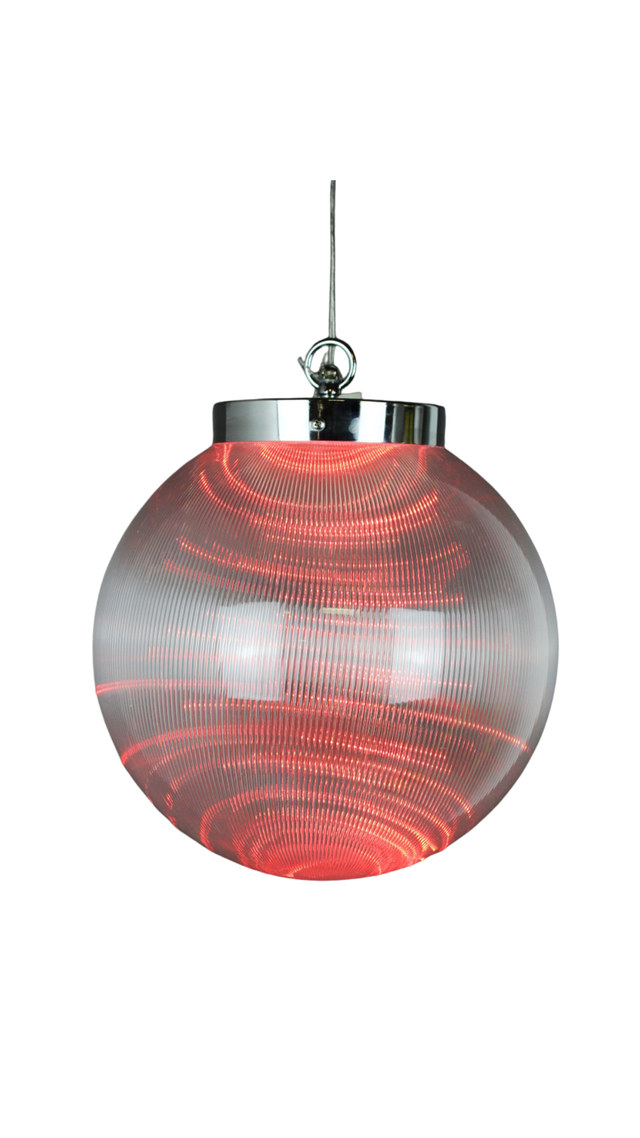 12" Borealis Ball Lighted LED - Red