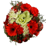 Elegant Holiday Flower Arrangement Peaceful Christmas Bouquet