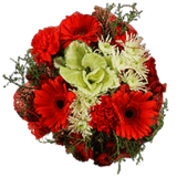 Elegant Holiday Flower Arrangement Peaceful Christmas Bouquet