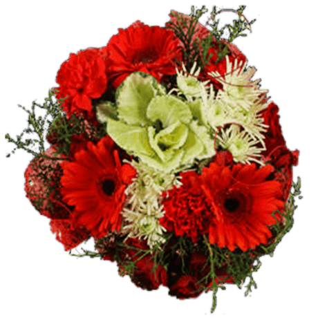 Elegant Holiday Flower Arrangement Peaceful Christmas Bouquet
