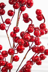 29” Metallic Burgundy Crabapple Spray
