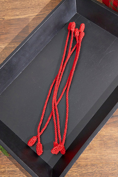 16” Red Decorative Twist Ties