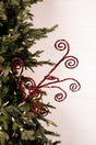 30" Sequins Curl Christmas Spray
