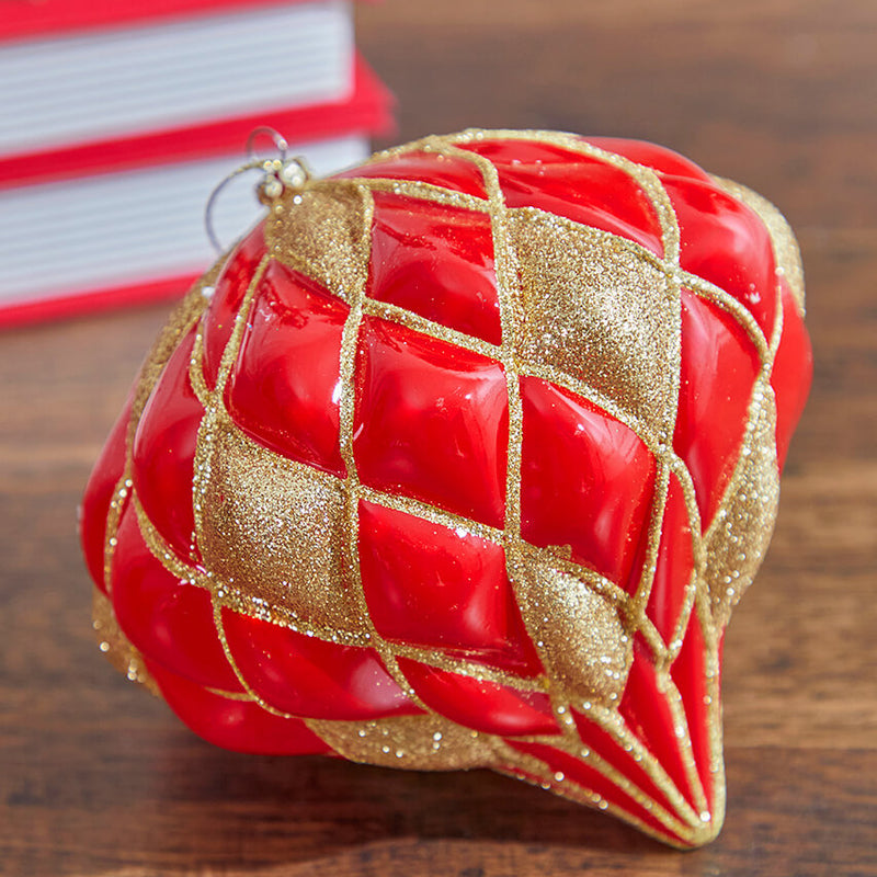 6" Diamond Onion Ornament