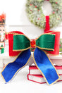 12" Nutcracker Velvet Gem Bow