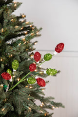 28” Red and Green Lightbulb Stem
