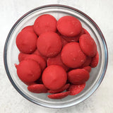 Merckens Red Chocolate Confectionery Wafers – 5 lb