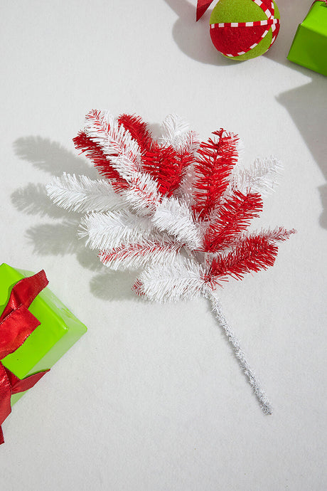 21” Caprico PVC Spray – Red & White Festive Holiday Branch