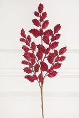 23" Red Shimmer Metallic Holly