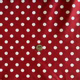 1 Yard Small Polka Dot Poly Cotton Fabric Multi Color for Apparel Crafts 60 Inch Width