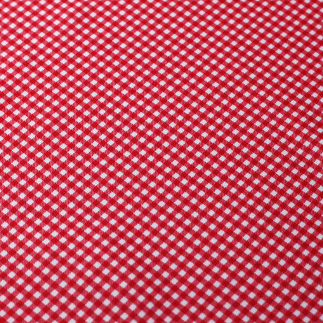 Gingham Check Poly Spandex Fabric - Micro Plaid, Assorted Colors, 58/60" Width (1 Yard)