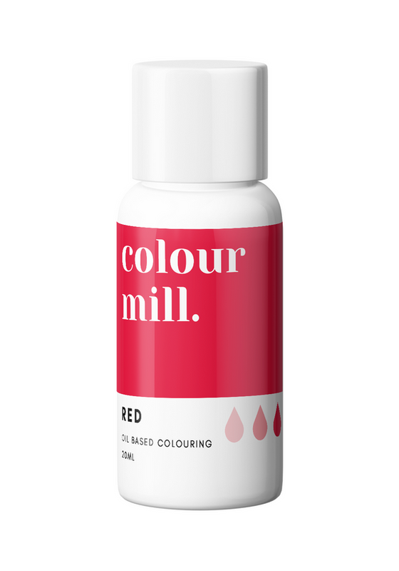 Red Oil Based Food Coloring for Chocolate Buttercream & Fondant 20ml