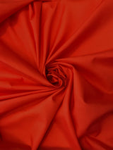 Apple Red Poly Cotton Fabric - Apple Red, Broadcloth, 59/60" Width (1 Yard)