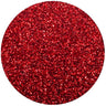 Glitter Vinyl Heat Transfer Vinyl Fabric - Red Glitter, 20" H x 12" W (Foot)