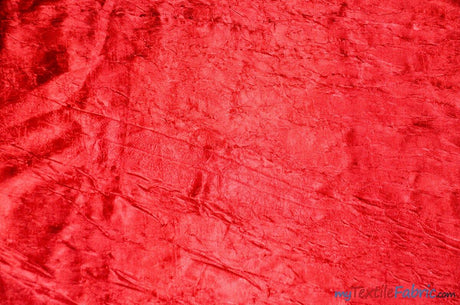 Silky Crush Satin Polyester Fabric - Crushed Charmeuse Satin, Multiple Colors, 54" Width (1 Yard)