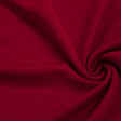 Red Solid Stretch Scuba Double Knit Fabric