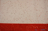 Tulle Glitter With Sequins Polyester Fabric - Glitter Embellished Sheer Tulle, Multiple Colors, 58/60" Width (1 Yard)