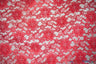 Raschel Lace Polyester Fabric - Floral Sheer Lace, 58/60" Width (1 Yard)