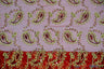 Coco Paisley Polyester Fabric - Sheer Embroidered Paisley, Double Scallop Lace, 52" Width (1 Yard)