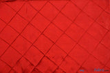 Taffeta Pintuck Fabric - 4" X 4" Diamond Pattern, 58" Width, Multiple Colors (1 Yard)