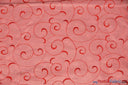 Swirl Organza Polyester Fabric - Embroidered Swirl Sheer, 52/54" Width, Multiple Colors (1 Yard)