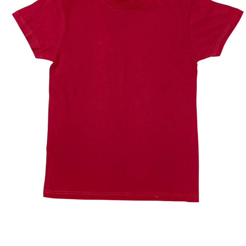 Lucky Friends 1001 100% Cotton Fabric - Red, Round Neck, 4.2 Oz, Tubular, Unisex, 6 Sizes (1 Piece)