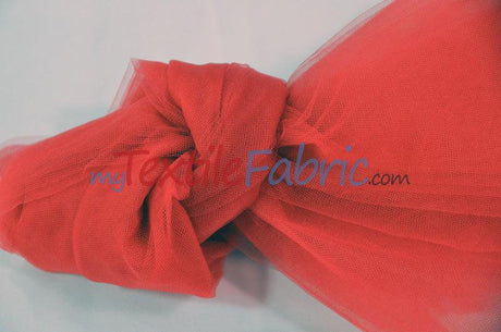Bridal Tulle Illusion Nylon Tulle Fabric - Sheer Soft Bridal Veil, 108" Width (50 Yard Bolt)