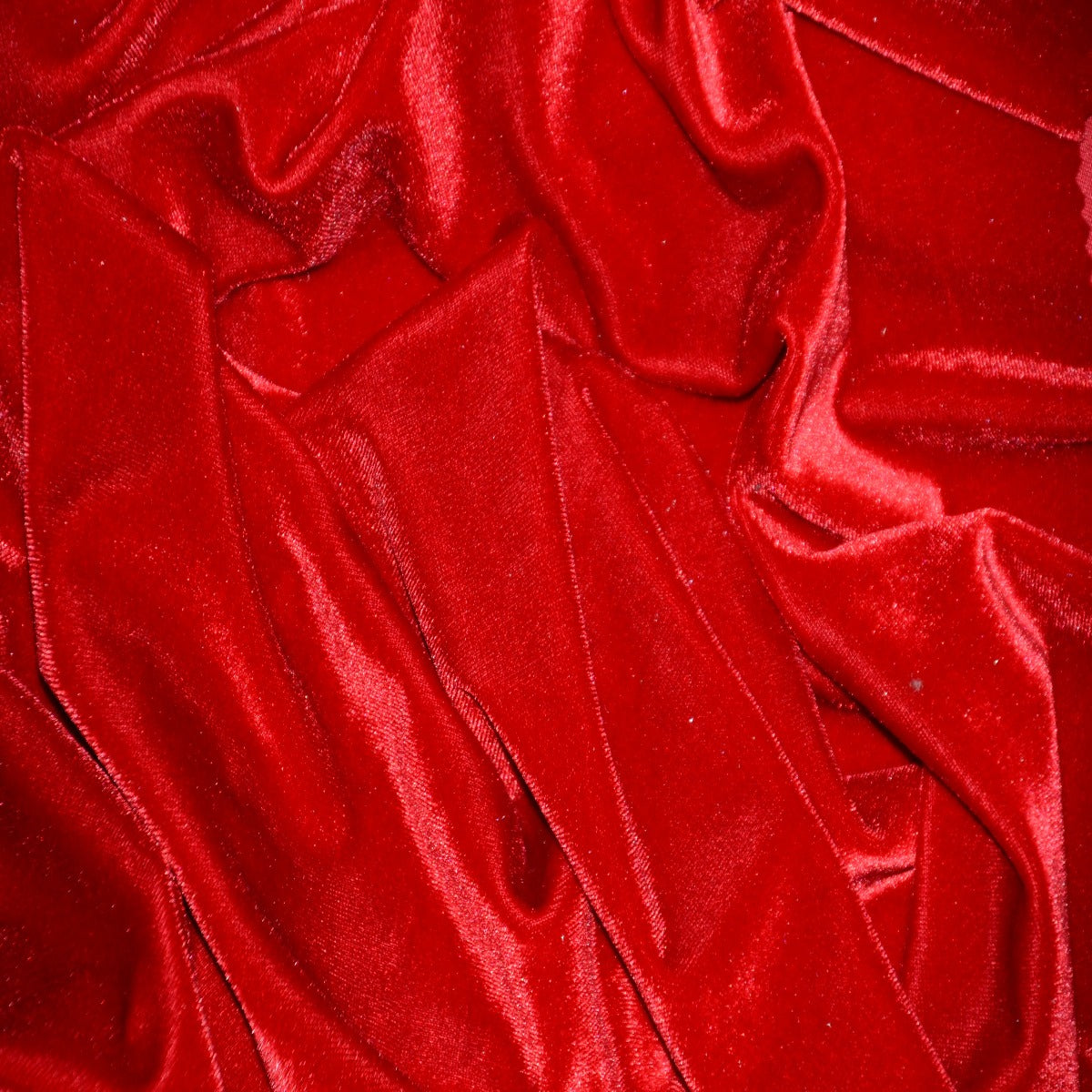 Stretch Velvet Spandex Fabric - 4-Way Stretch, 60" Width, 360 GSM (1 Yard)