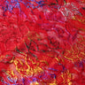Passion Flower Foil Nylon Spandex Fabric - Multiple Colors, Floral Lace, 57/58" Width (1 Yard)