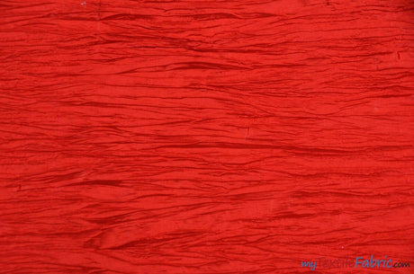 Crease Taffeta Crush Taffeta Polyester Fabric - Crushed Texture, 50/52" Width (Continuous Yards Or By Bolt)