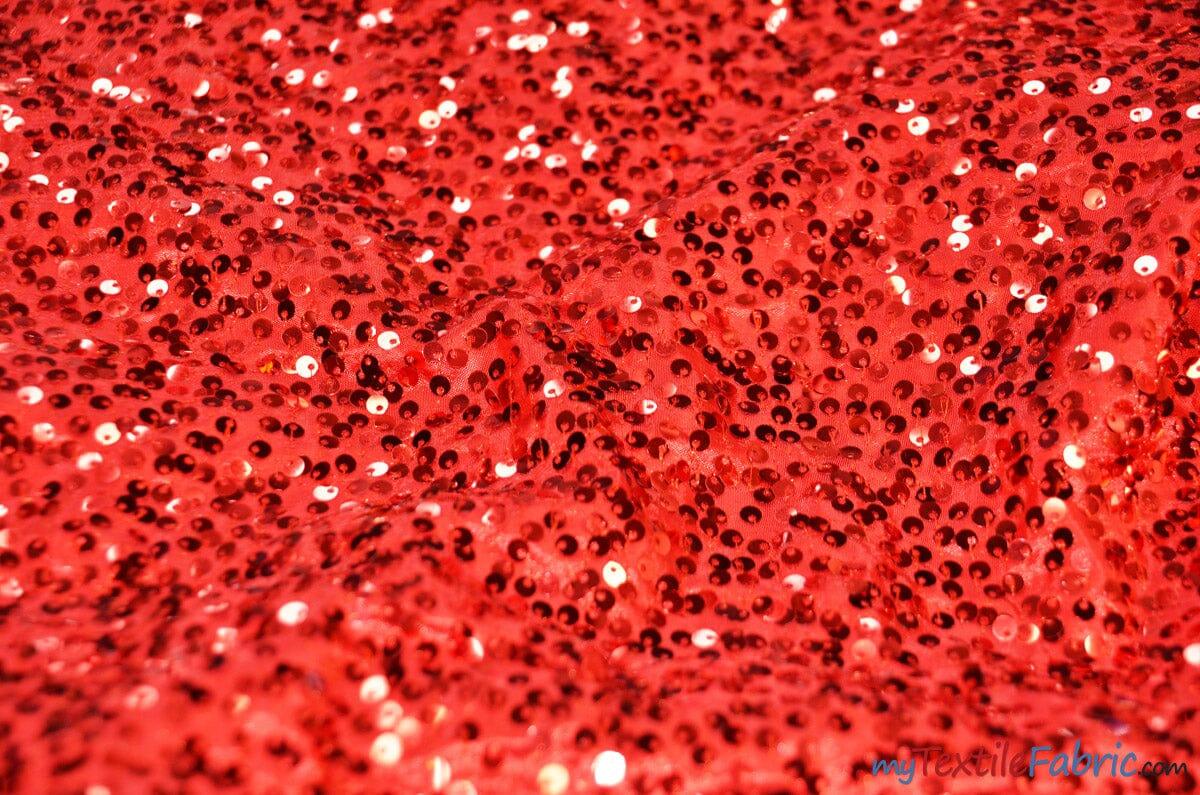 Glitz Sequins Taffeta Polyester Fabric - Raindrop Sequins, 54" Wide (1 Yard)