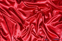 Silky Soft Medium Satin Polyester Fabric - Solid, 58/60" Width (70 Yard Bolt)
